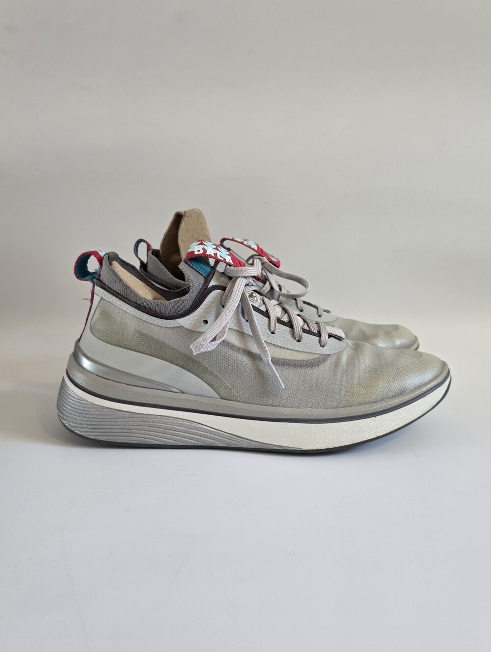 Bala Twelves Shade Grey Sneakers Comfort Nursing Work Shoes Women's Size 8.5